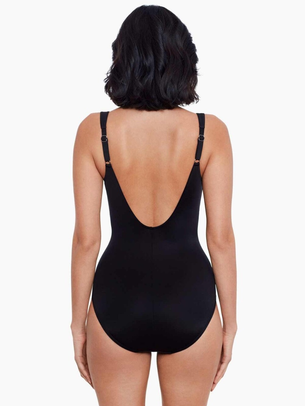 Miraclesuit Siren One Piece Swimsuit Size 20W Black - Picture 3 of 6